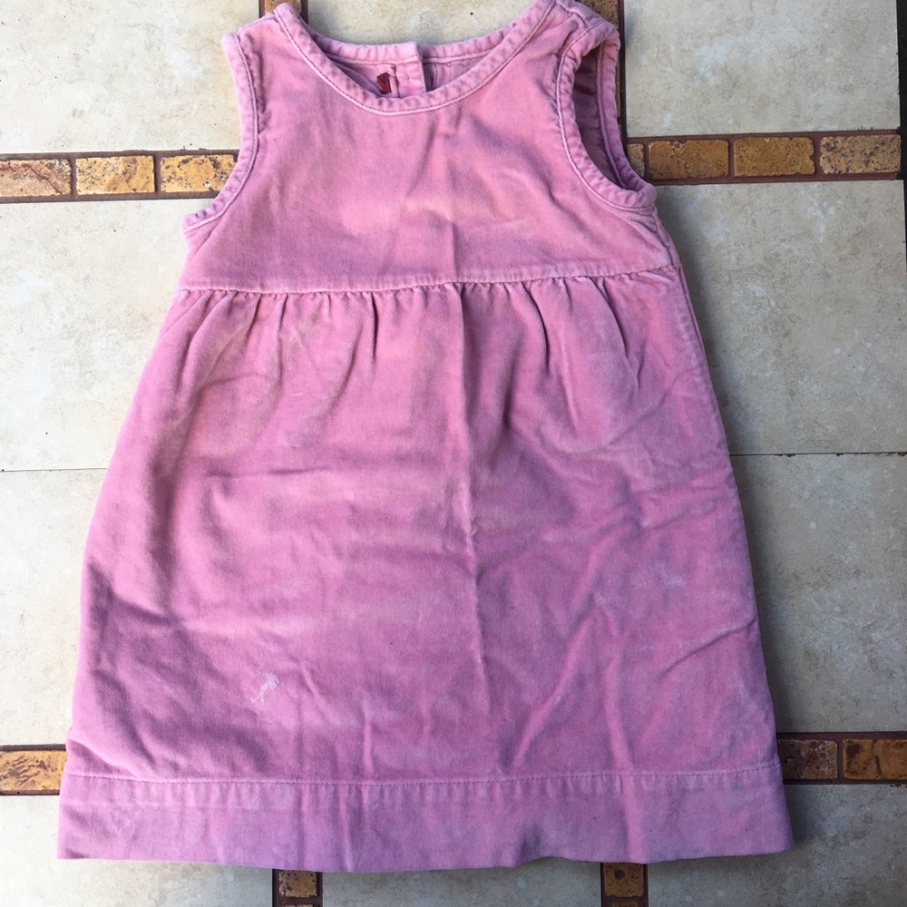 Vintage corduroy pink dress